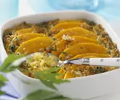 Kürbis-Risotto-Auflauf
