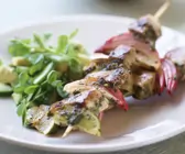 Schwertfischspieße mit Limetten