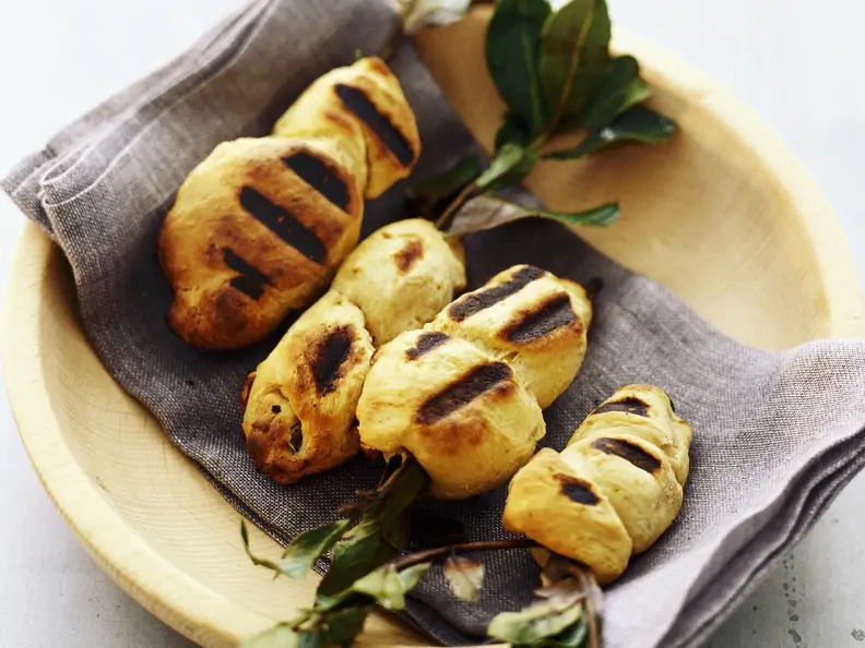 Stockbrot vom Grill