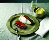 Skrei mit gebratener Chorizo und Kartoffelpüree
