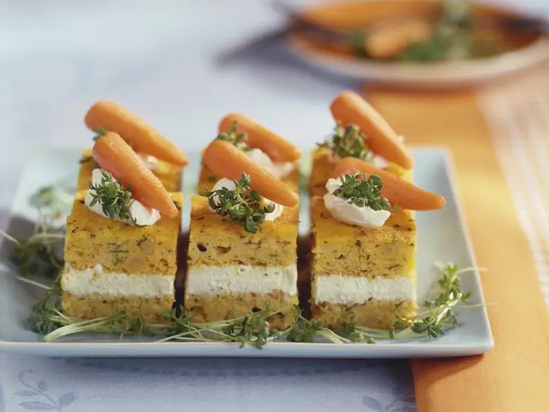 Herzhafter Karottenkuchen