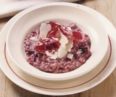 Radicchiorisotto mit Parmesan