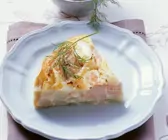 Spargelquiche mit Lachs