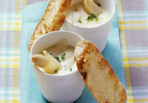 Cremige Spargelsuppe