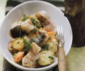 Bratkartoffel-Waller-Pfanne mit Karotten
