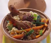 Tajine mit Ente und Couscous