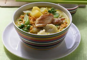 Gemüse-Hähnchen-Curry