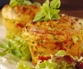 Kartoffelsoufflee mit Kräutern