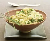 Kartoffelpüree mit Kohl und Porree auf irische Art