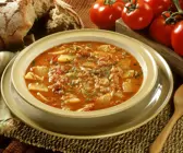 Gulasch-Kabeljau-Suppe