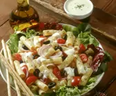 Bunter Pasta-Gemüse-Salat