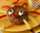 Buletten-Spinnen zu Halloween