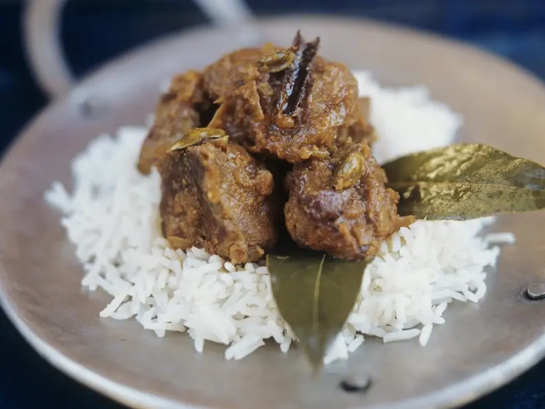 Lammcurry auf indische Art