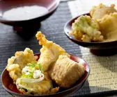 Gemüse- und Fischtempura