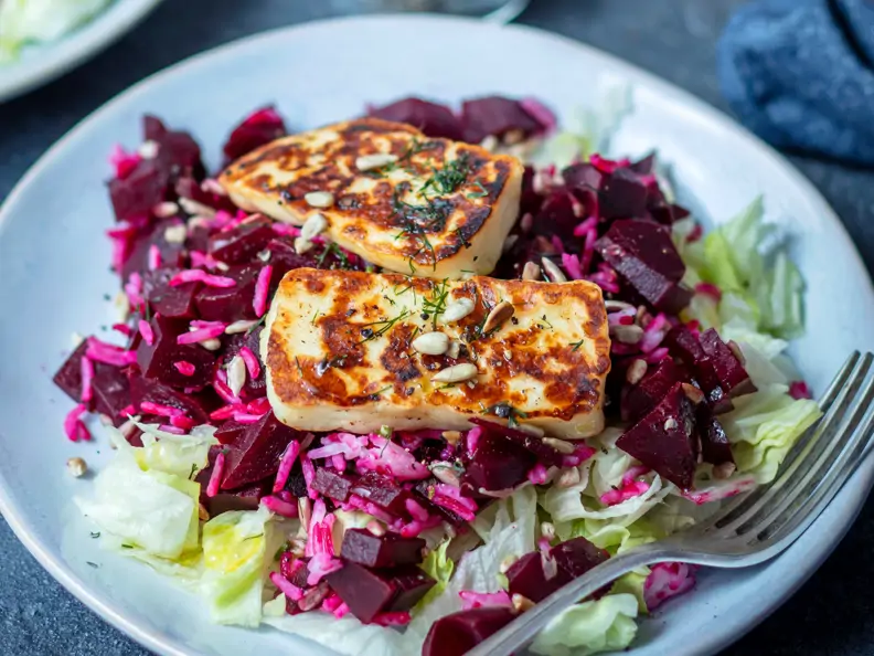 Rote-Bete-Reis-Salat