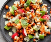 Gebackener Blumenkohlsalat