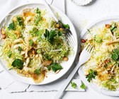 Kohlsalat mit Austernpilzen