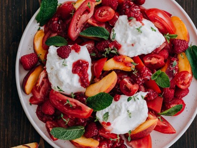 Toller Sommersalat, nicht nur für Vegetarier
