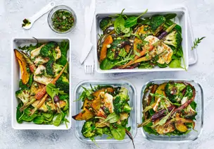 Gerösteter Gemüsesalat