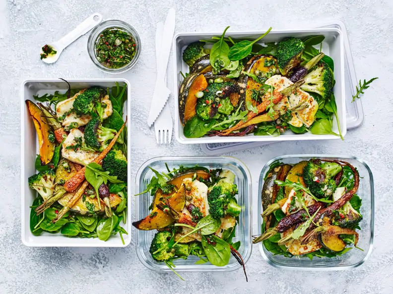 Gerösteter Gemüsesalat