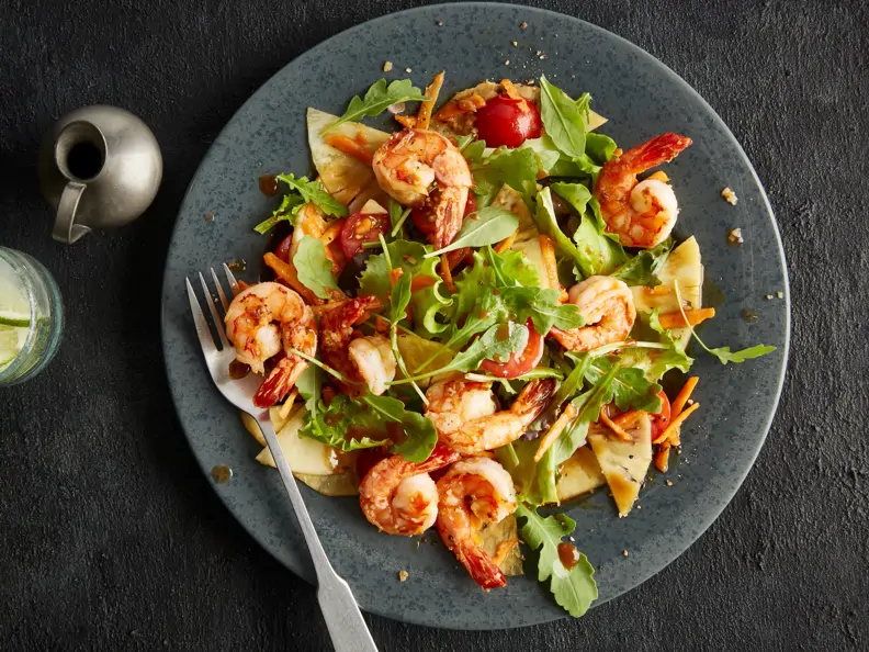 Garnelensalat mit Ananas