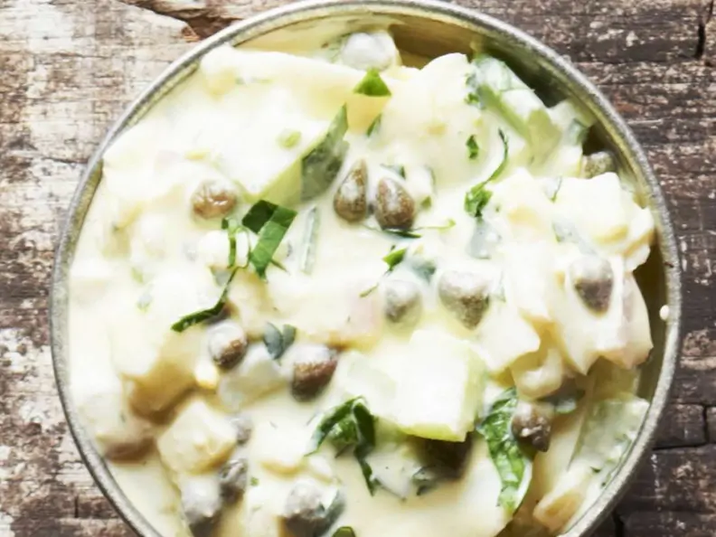 Kartoffelsalat mit Kapern