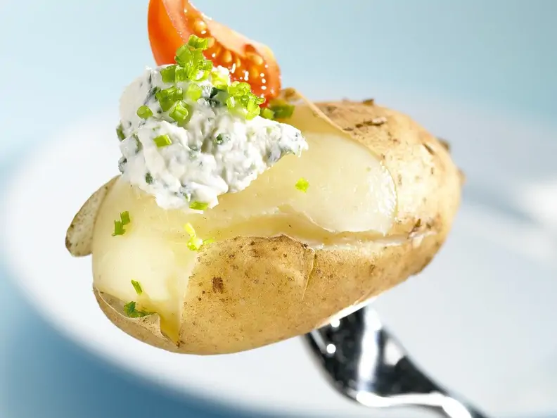 Kartoffeln mit Kräuterquark