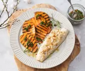 Zanderfilet mit Mandelblättchen