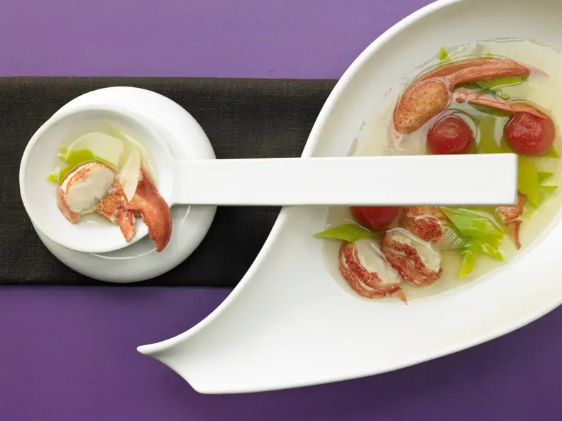 Klare Hummersuppe