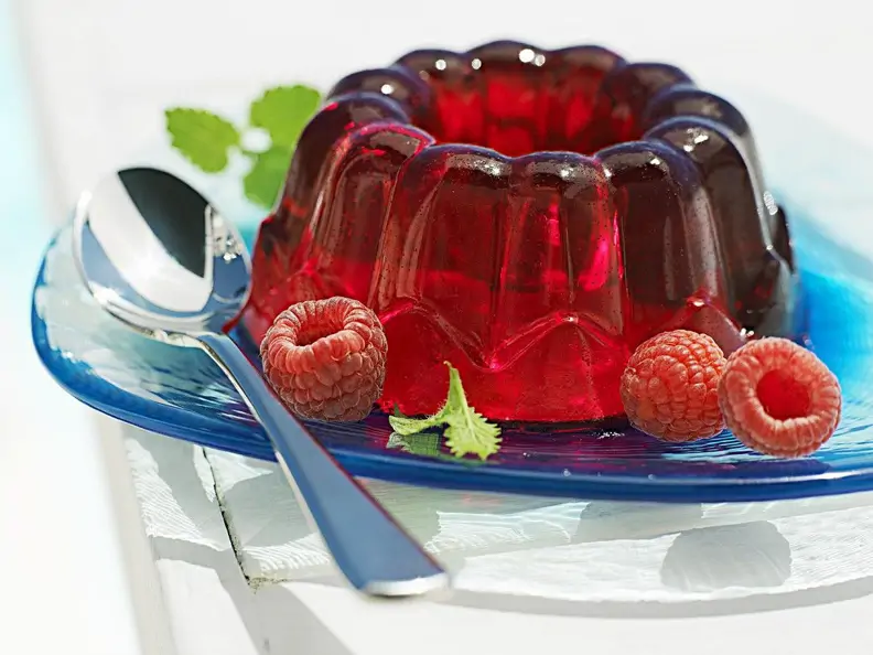 Himbeer-Wackelpudding