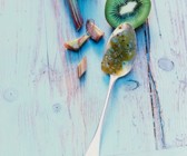 Rhabarbermarmelade mit Kiwi