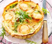 Apfel-Ziegenkäse-Kuchen