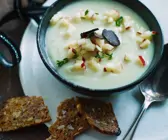 getrüffelte Apfel-Kartoffelsuppe