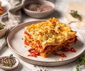 Vegetarische Linsen-Lasagne mit Wintergemüse