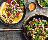 Hummus mit Gemüse