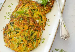 Gemüsepuffer Low-Carb