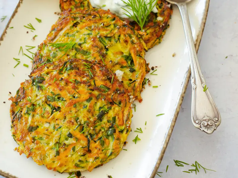 Gemüsepuffer Low-Carb