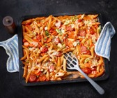 Tomaten-Gemüse-Penne aus dem Ofen