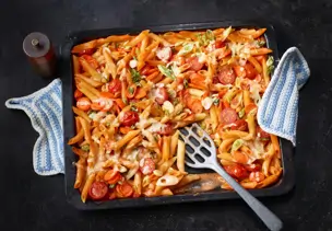 One-Pot-Pasta aus dem Ofen