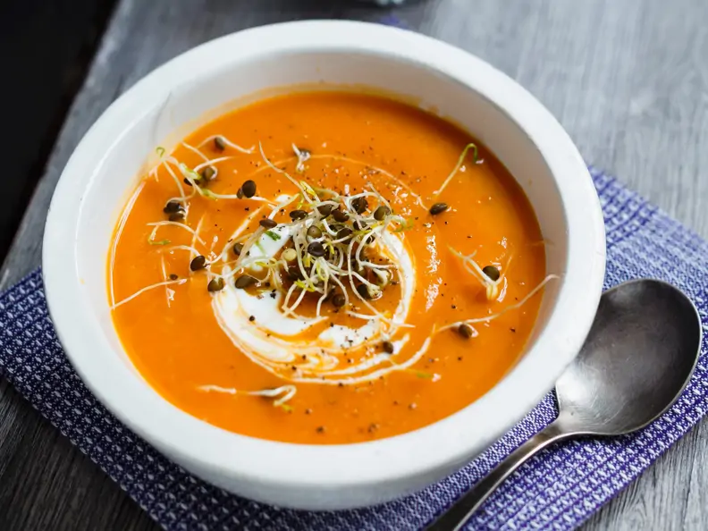 Gemüsecremesuppe