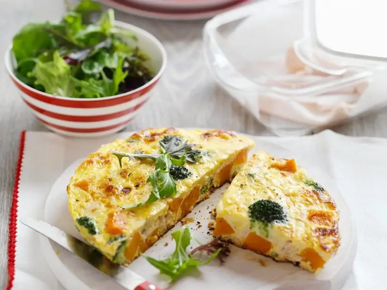 Gemüse-Frittata mit Kürbis
