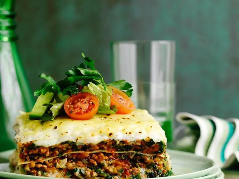 Lasagne mit Gemüse-Bolognese