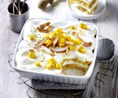 Exotisches Mango-Kokos-Tiramisu