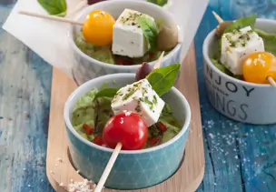 Tomaten-Oliven-Spießchen