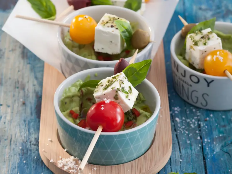 Tomaten-Oliven-Spießchen