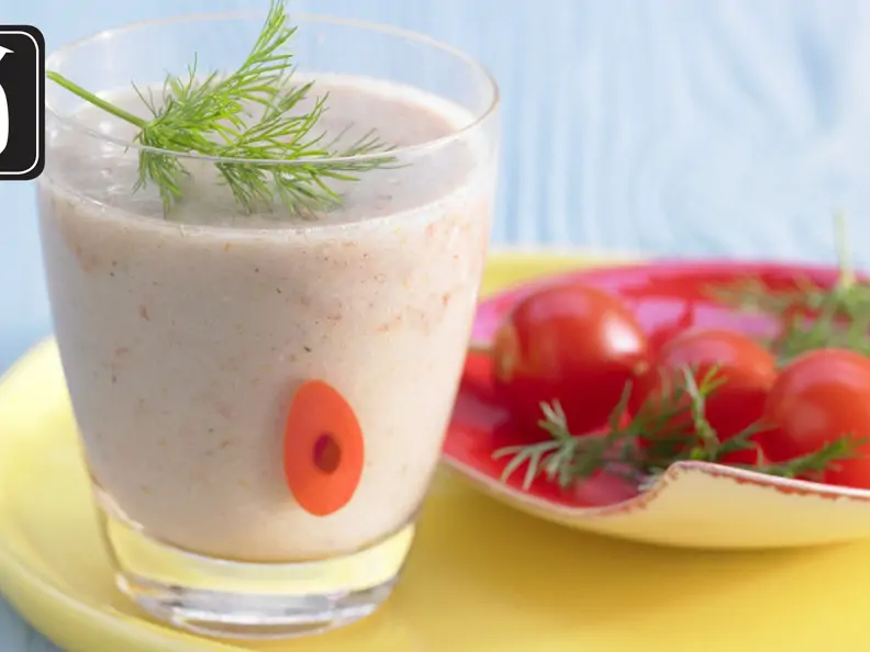 Tomaten-Gurken-Smoothie mit Kefir für den Thermomix