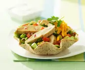 Hähnchen-Gemüsesalat