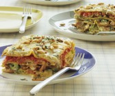 Vegetarische Lasagne mit Champignons