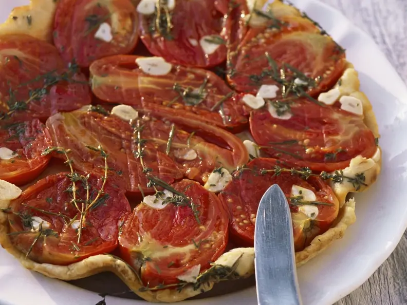 Pikante Tarte Tatin mit Tomaten