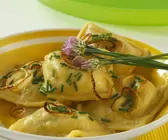 Schwäbische Maultaschen mit Zwiebeln